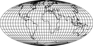 2.6. ábra: Mollweide vetülete